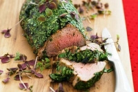 Marinated Beef Rolled In Fresh Herbs