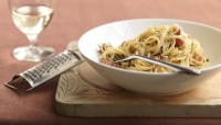 Spaghetti Alla Carbonara With Parsley